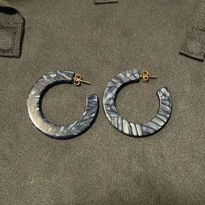 Madewell Blue Hoops